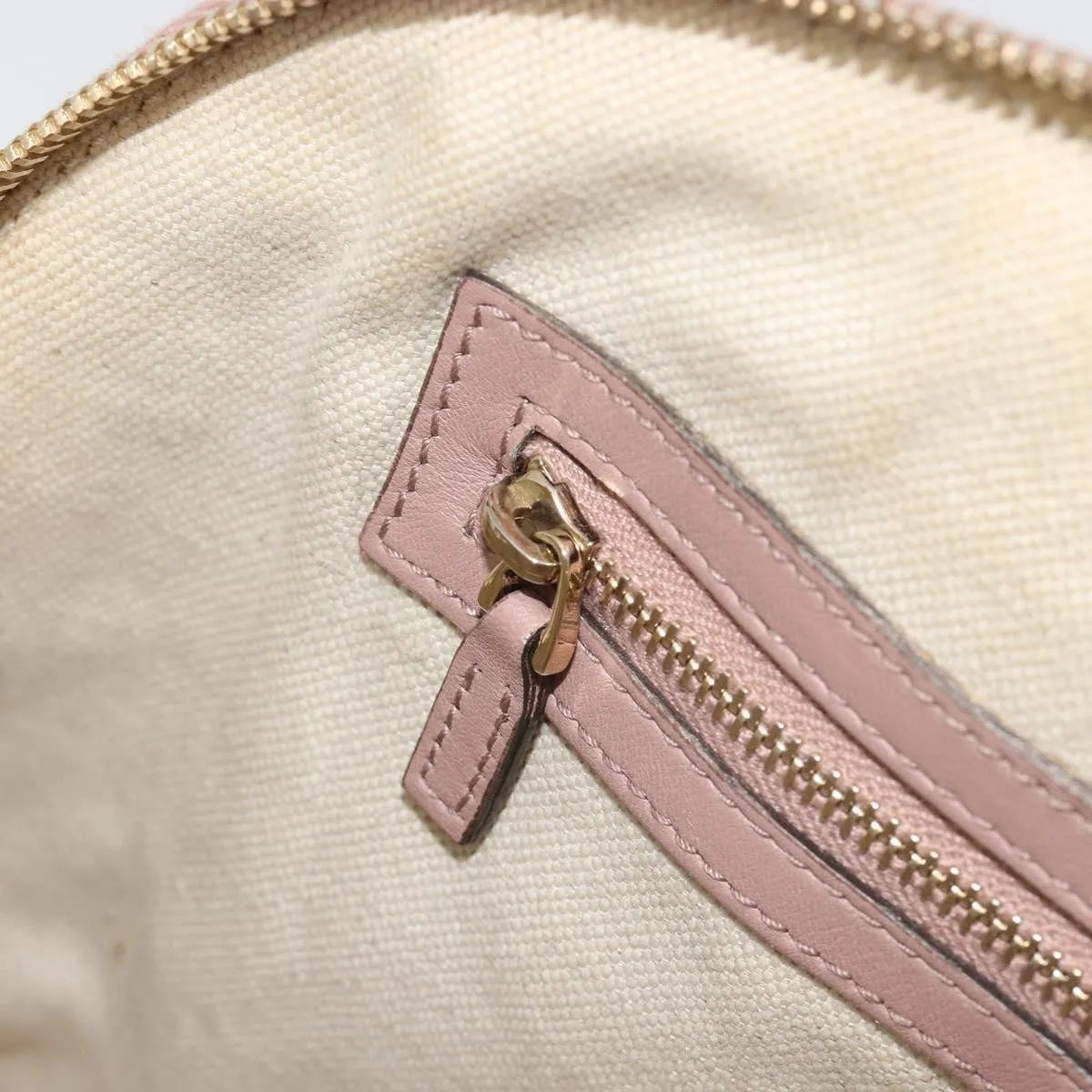 Gucci Nice Top Handle Microguccissima Patent Beige Patent_Leather Handbag (Pre-Owned)