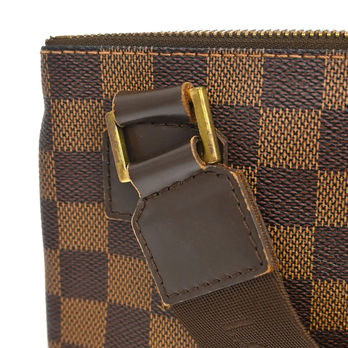 Louis Vuitton Bosphore Pochette Damier Ebene Brown Canvas Shoulder Bag Bag (Pre-Owned)