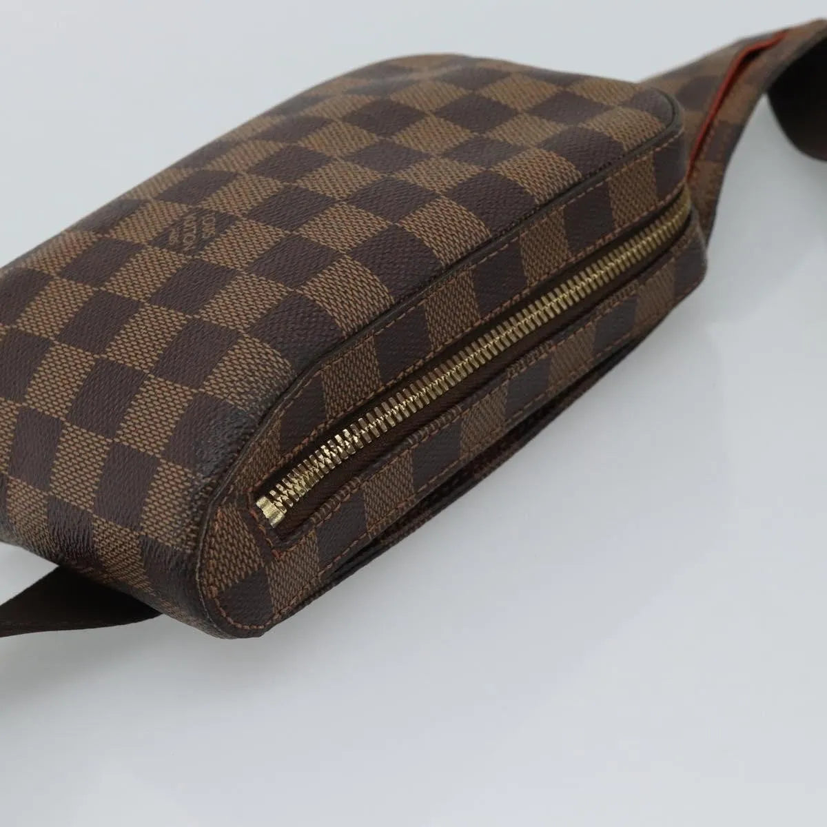 Louis Vuitton Geronimos Waist Damier Brown Canvas Shoulder Bag Bag (Pre-Owned)
