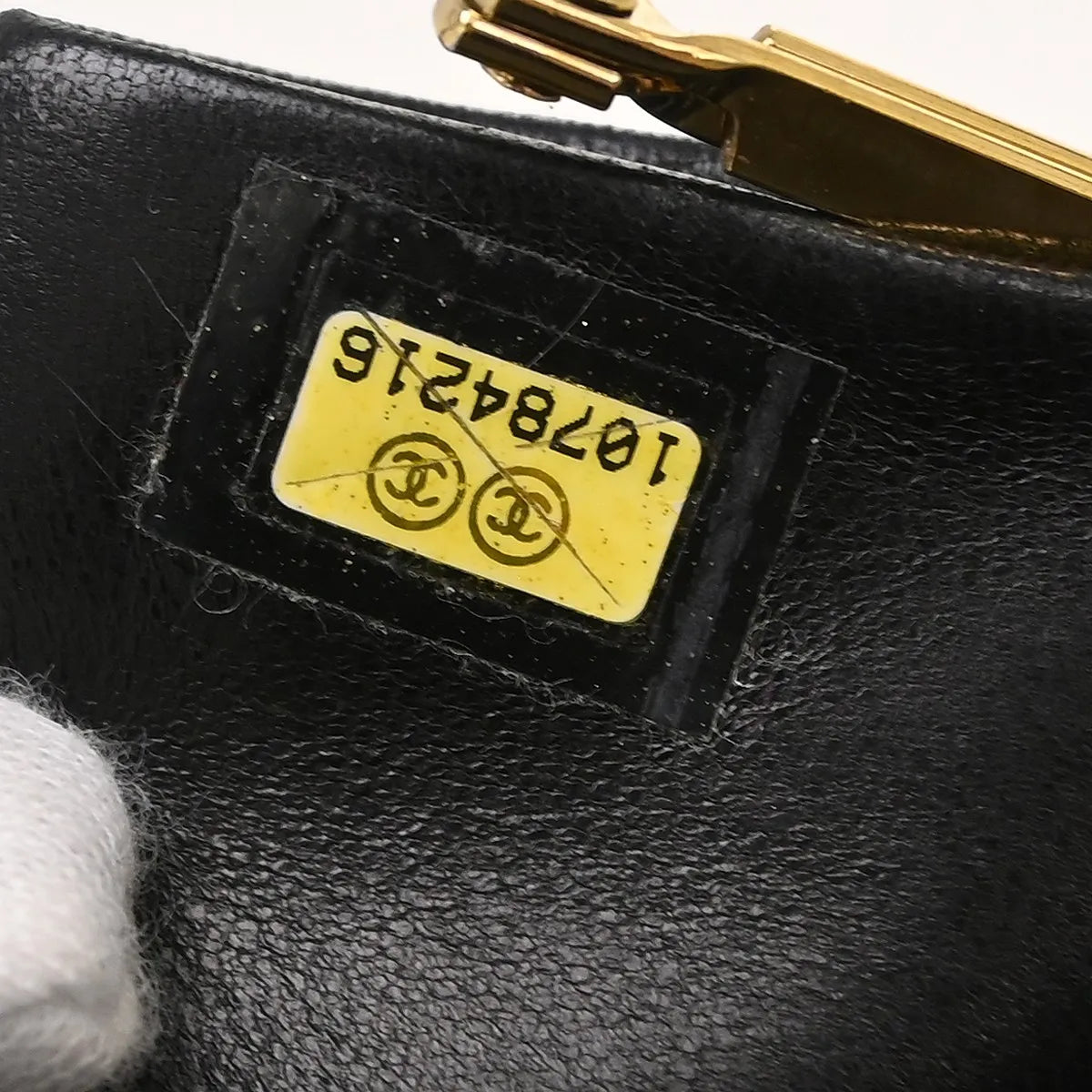 Chanel Timeless Cc French Caviar Black Leather Wallets Accessory (Pre-Owned)