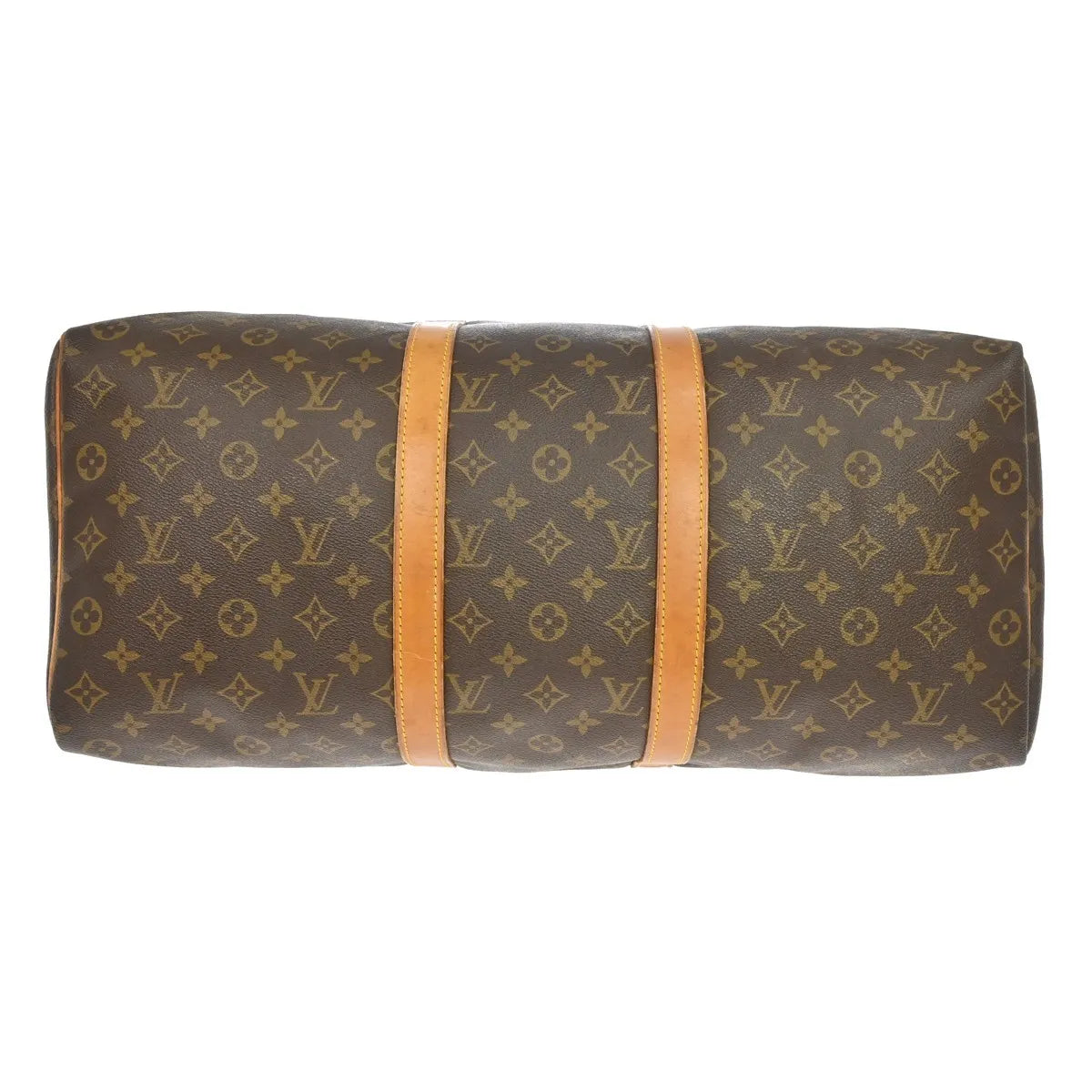 Louis Vuitton Keepall Monogram Canvas Brown Canvas Travel Bag Bag (Pre-Owned)