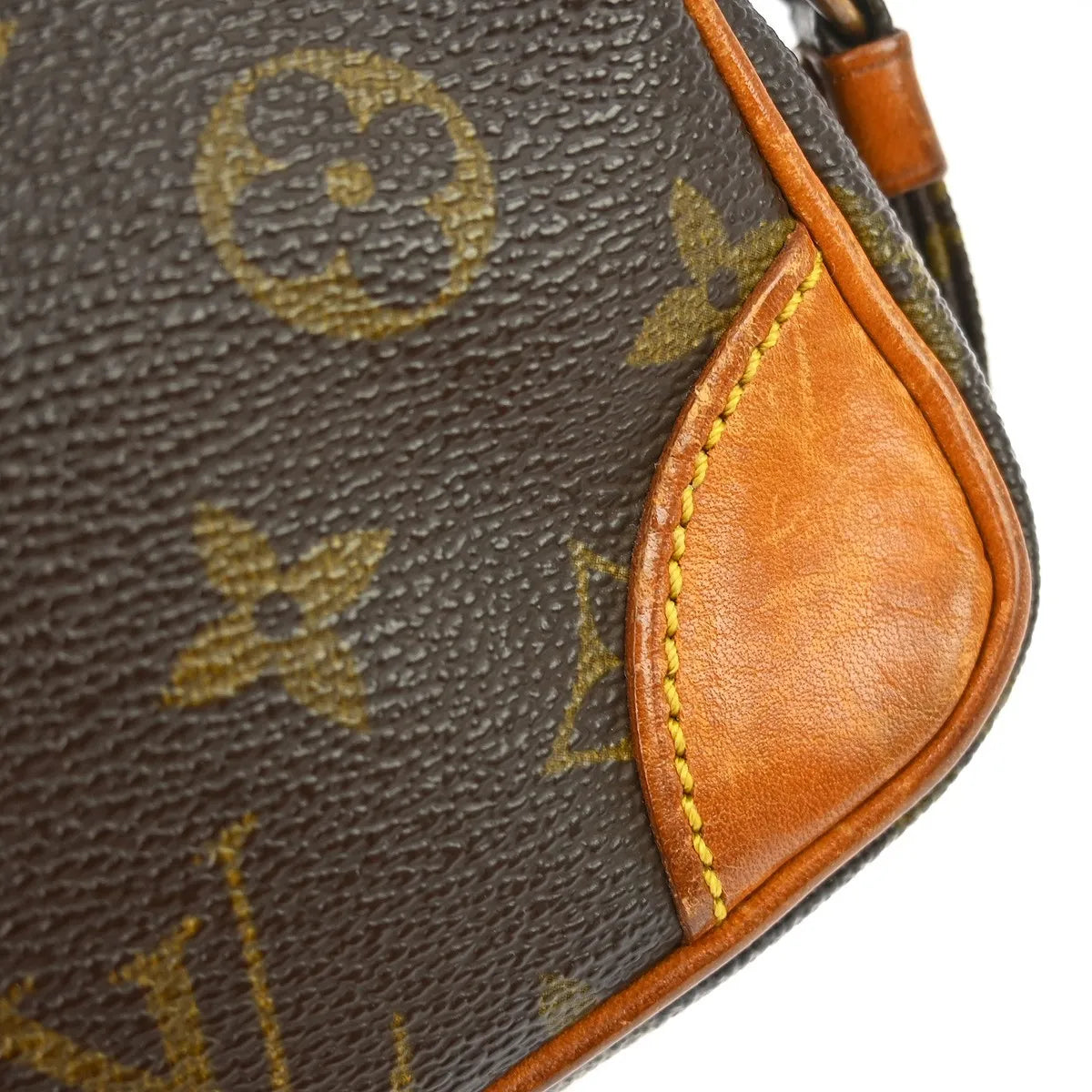 Louis Vuitton Marly Dragonne Clutch Monogram Canvas Brown Canvas Clutche & Pouche Bag (Pre-Owned)