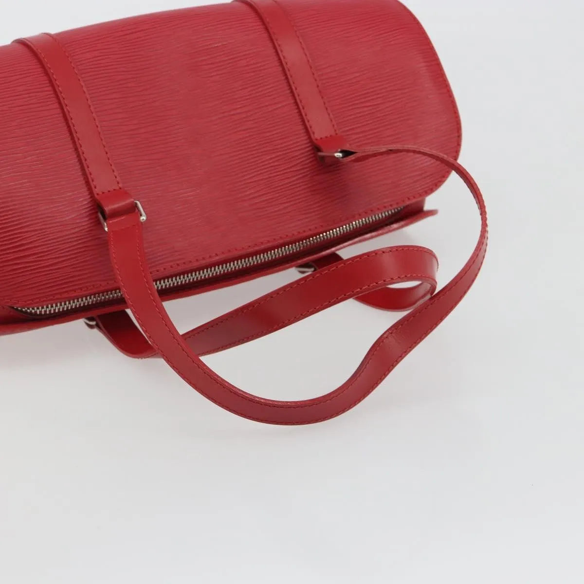 Louis Vuitton Soufflot Epi Leather Red Leather Handbag (Pre-Owned)