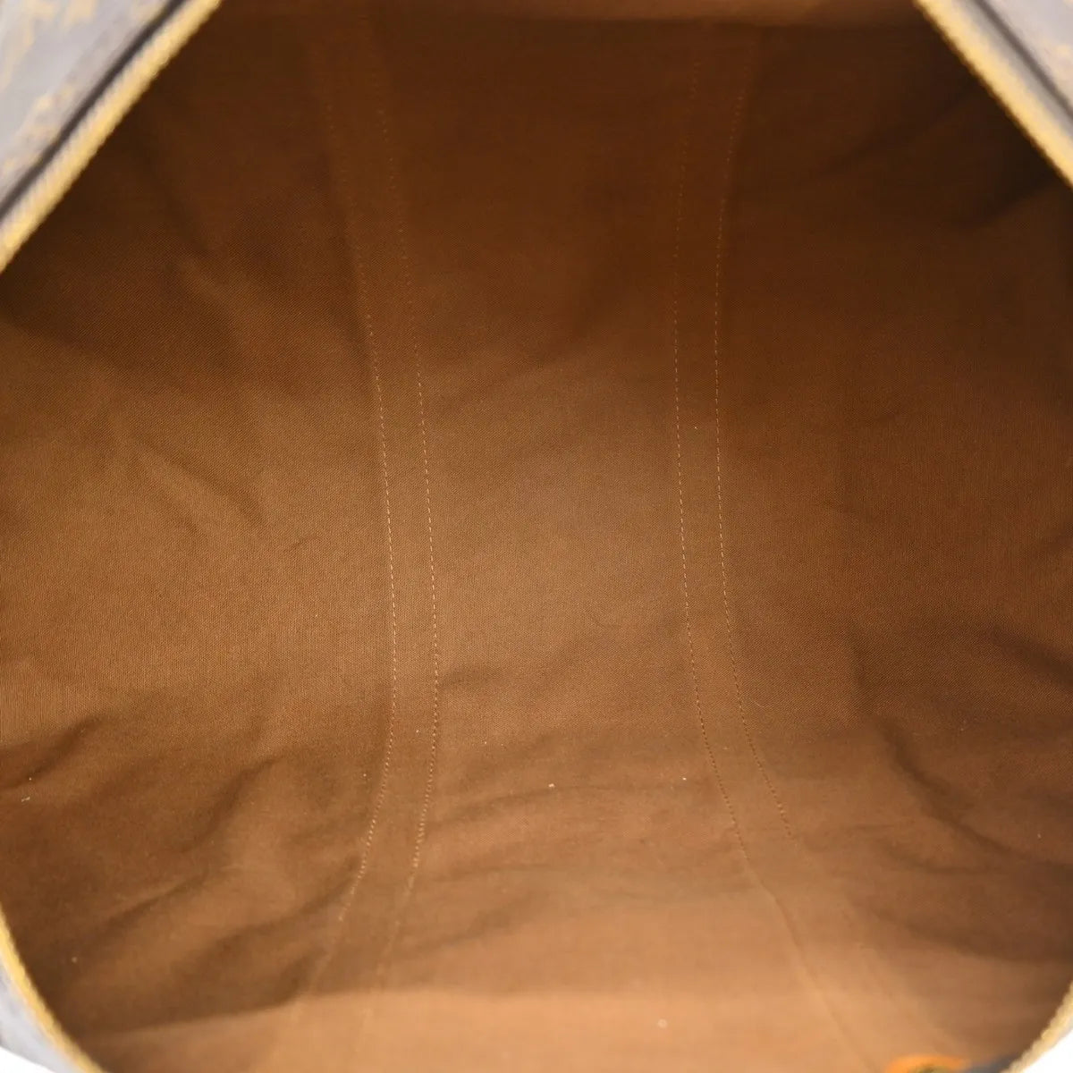 Louis Vuitton Keepall Monogram Brown Canvas Travel Bag Bag (Pre-Owned)