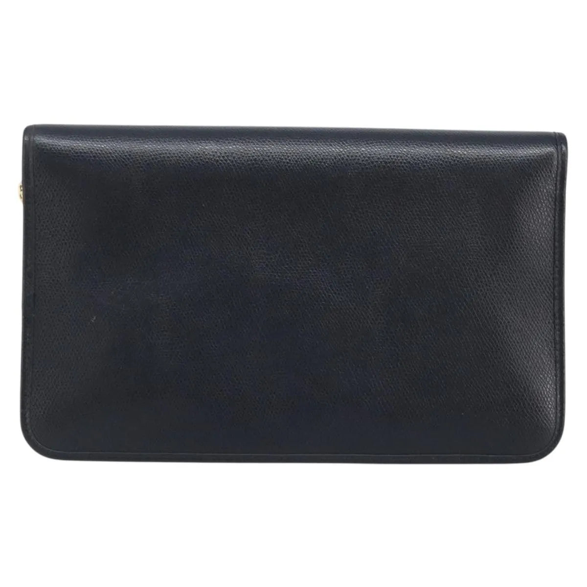 Christian Dior Vintage Honeycomb Chain Canvas Black Canvas Shoulder Bag Bag (Pre-Owned)