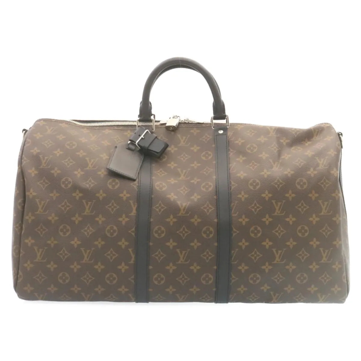 Louis Vuitton Keepall Bandouliere Monogram Canvas Brown Canvas Handbag (Pre-Owned)