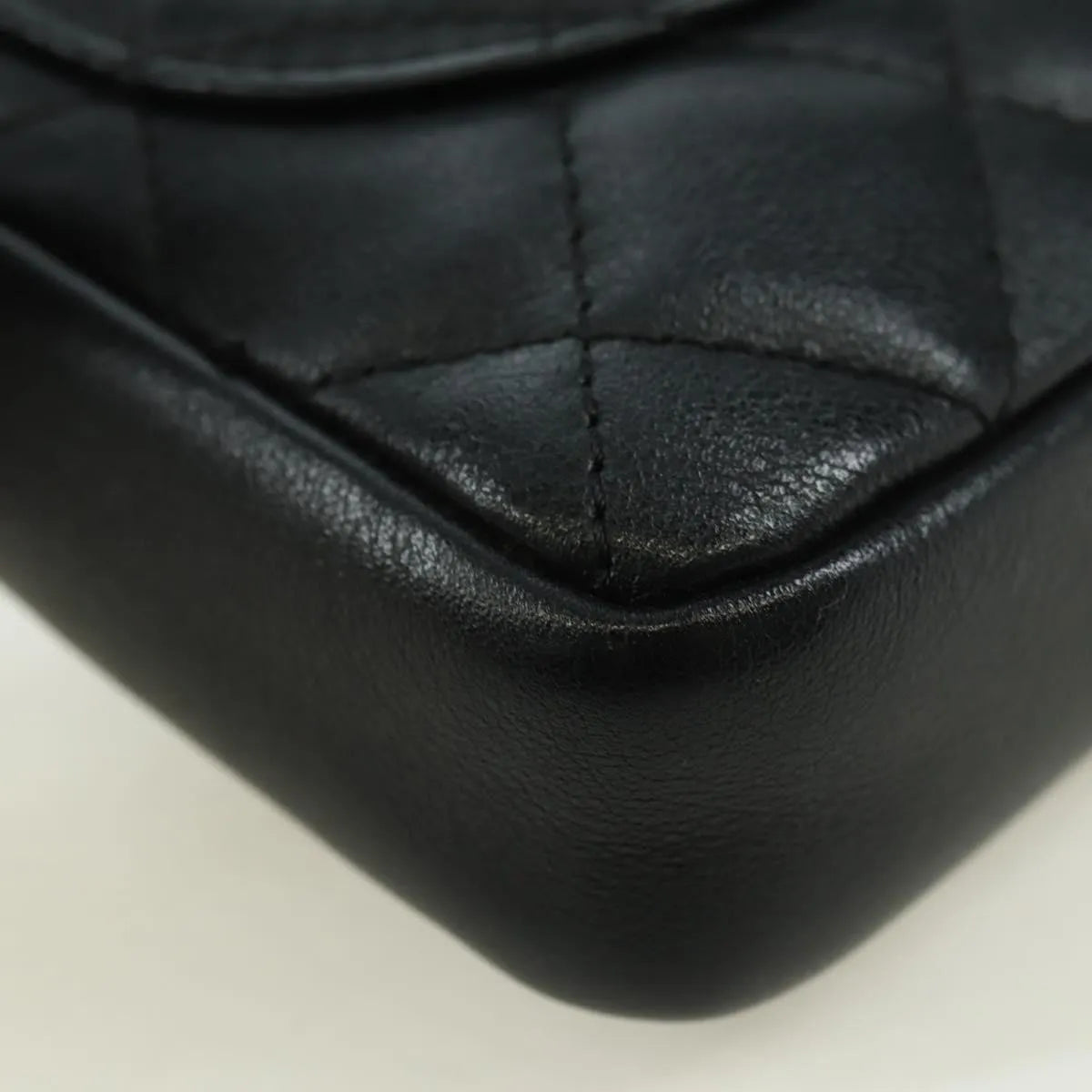 Chanel Cambon Crossbody Bag Quilted Leather Black Leather Shoulder Bag Bag (Pre-Owned)