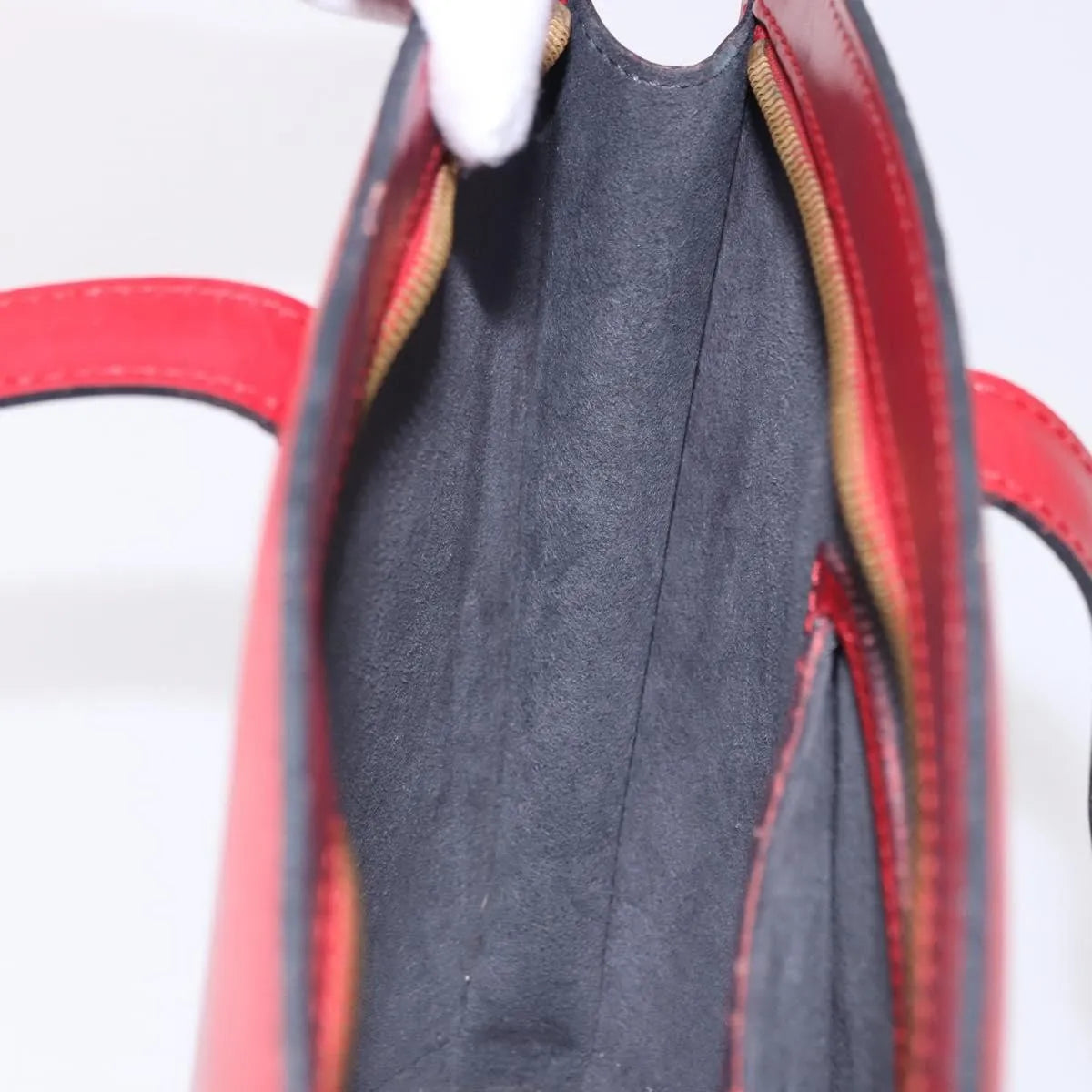 Louis Vuitton Saint Jacques Epi Red Leather Handbag (Pre-Owned)