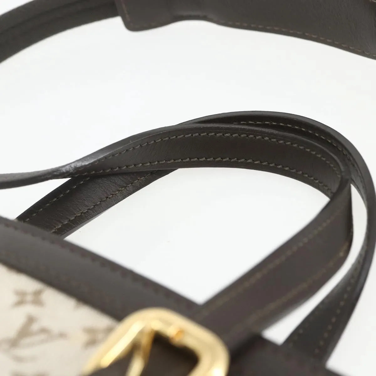 Louis Vuitton Francoise Mini Lin Khaki Canvas Tote Bag Bag (Pre-Owned)