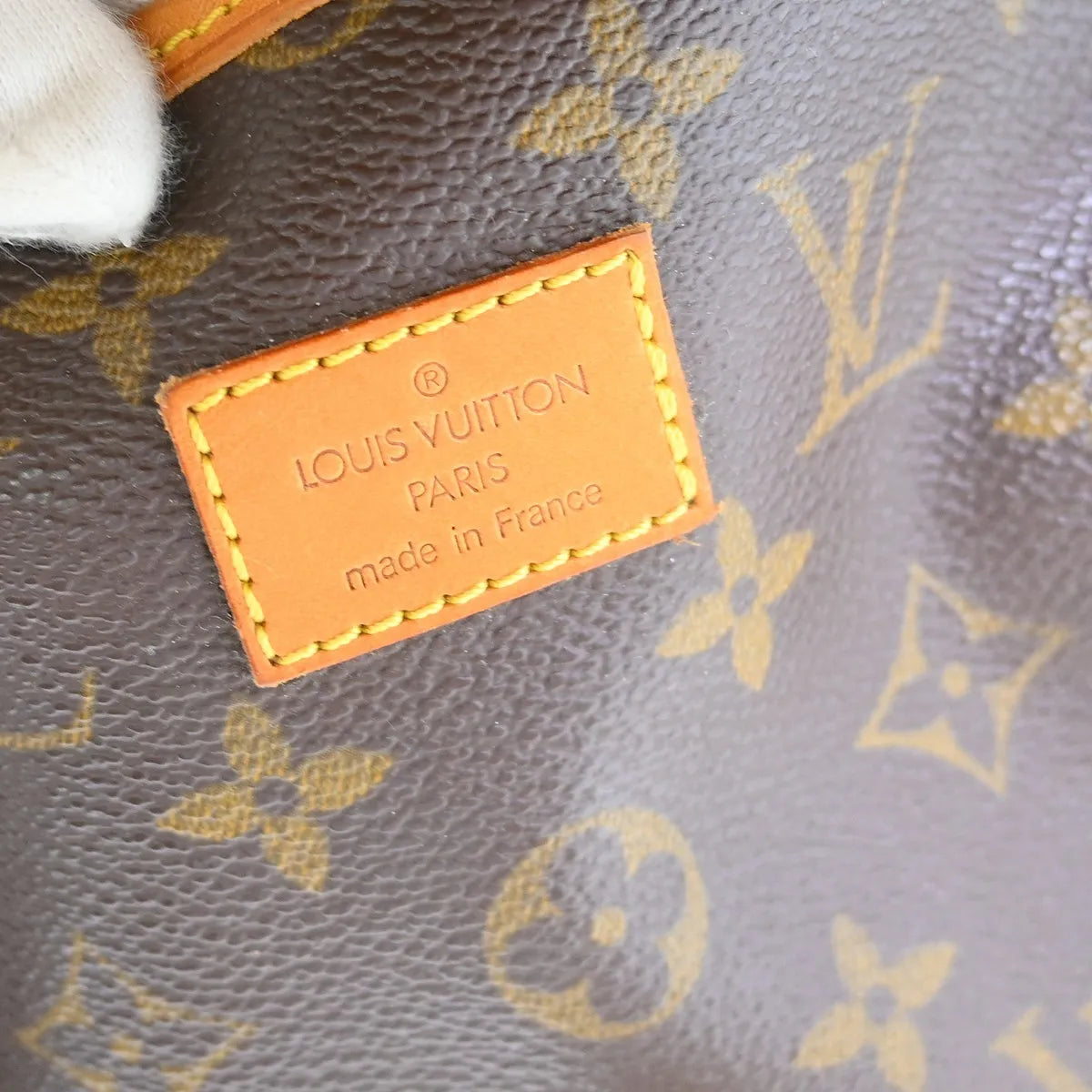 Louis Vuitton Saumur Handbag Monogram Canvas Brown Canvas Shoulder Bag Bag (Pre-Owned)