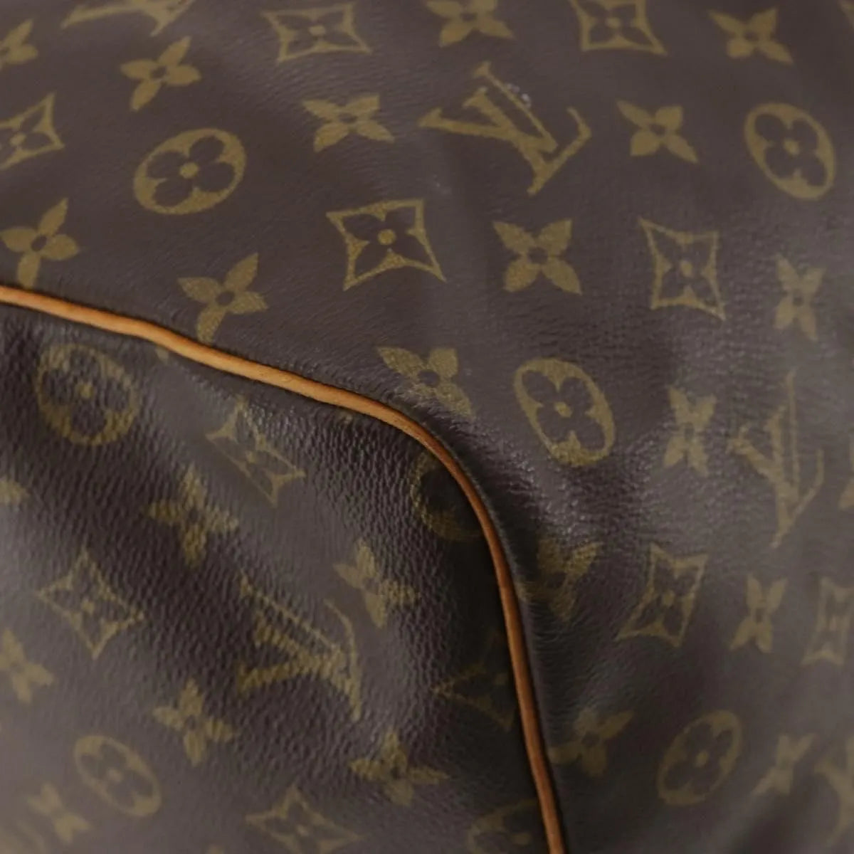 Louis Vuitton Keepall Monogram Canvas Brown Canvas Travel Bag Bag (Pre-Owned)