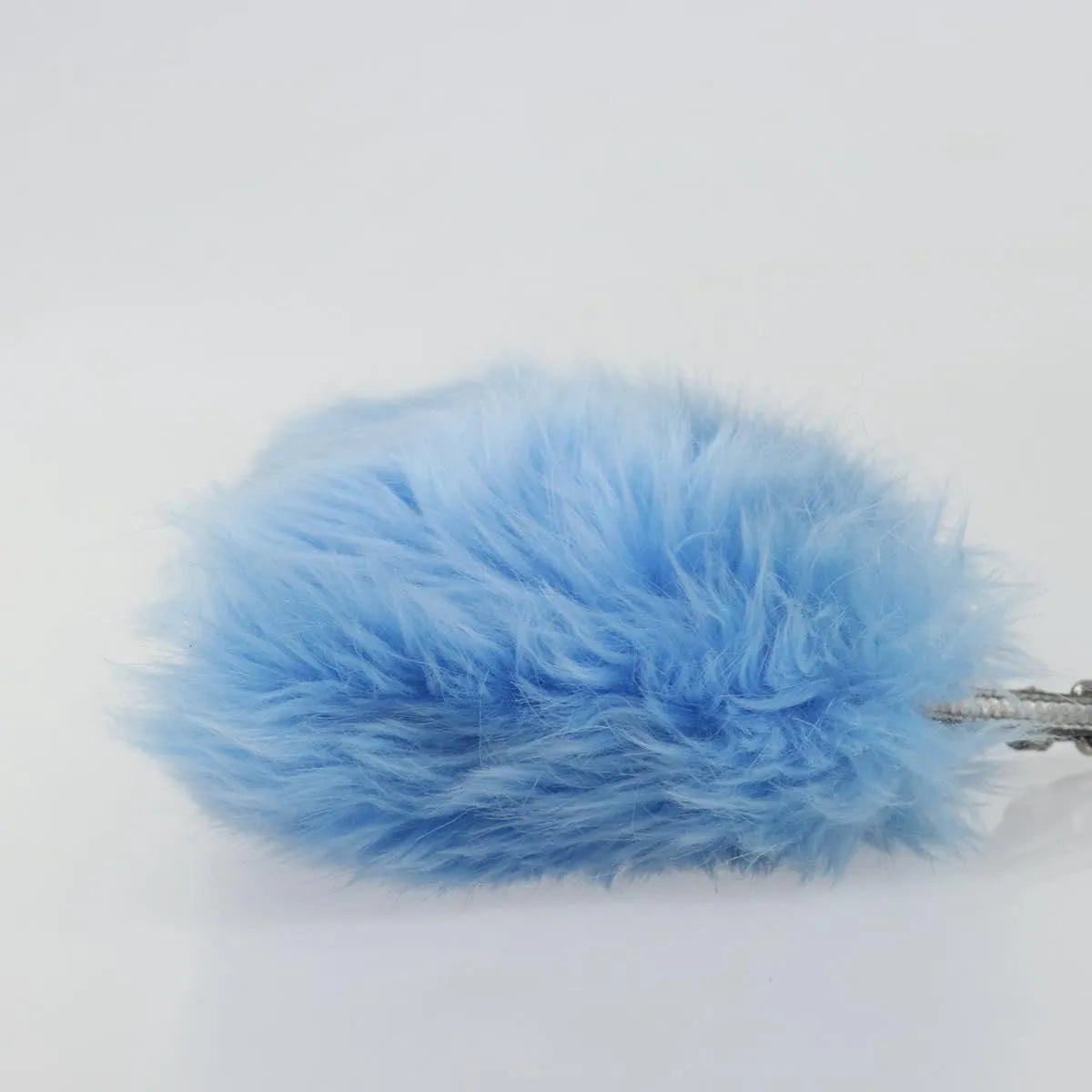 Prada Clutch Faux Fur Blue Fur Clutche & Pouche Bag (Pre-Owned)