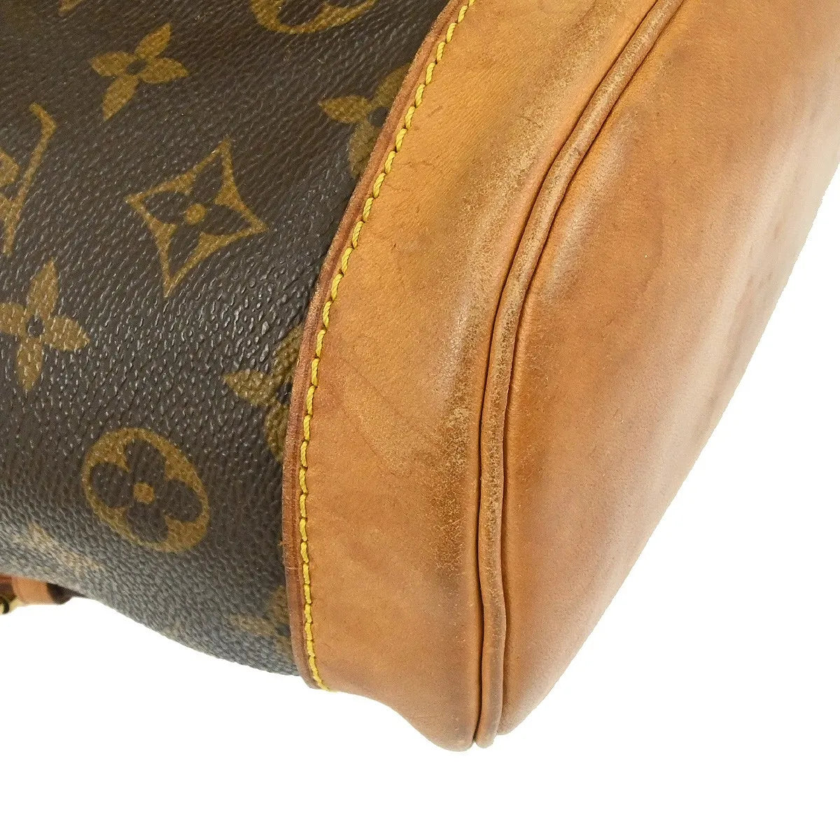 Louis Vuitton Vintage Montsouris Monogram Canvas Brown Canvas Backpack Bag (Pre-Owned)