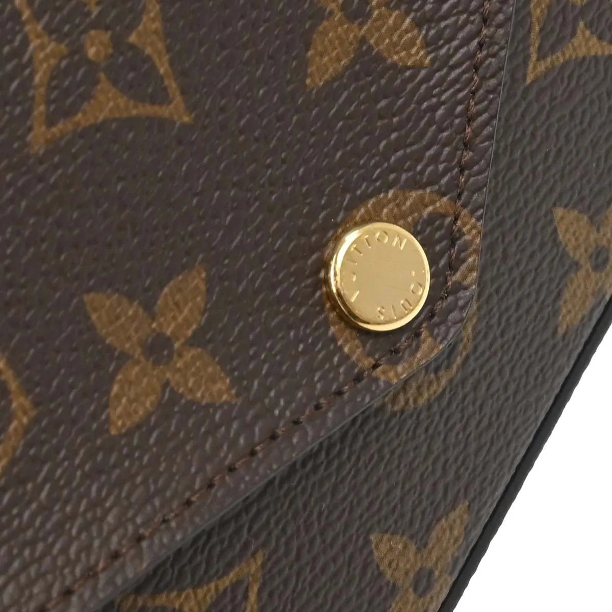 Louis Vuitton Felicie Strap & Go Monogram Canvas Brown Canvas Shoulder Bag Bag (Pre-Owned)