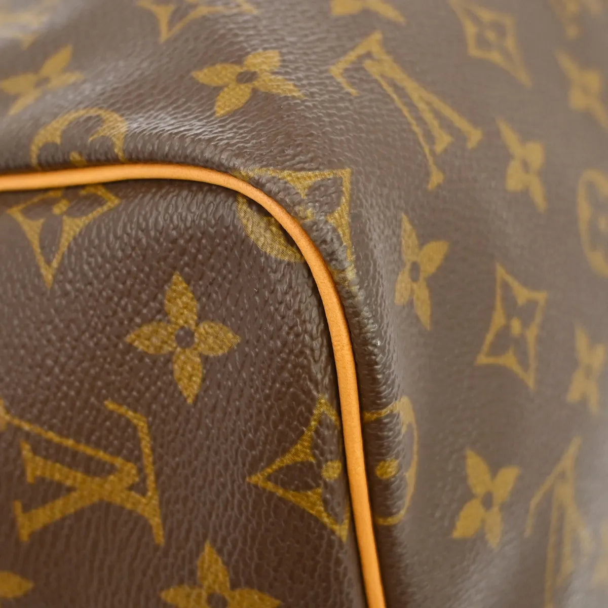 Louis Vuitton Keepall Bandouliere Bag Monogram Canvas Brown Canvas Travel Bag Bag (Pre-Owned)