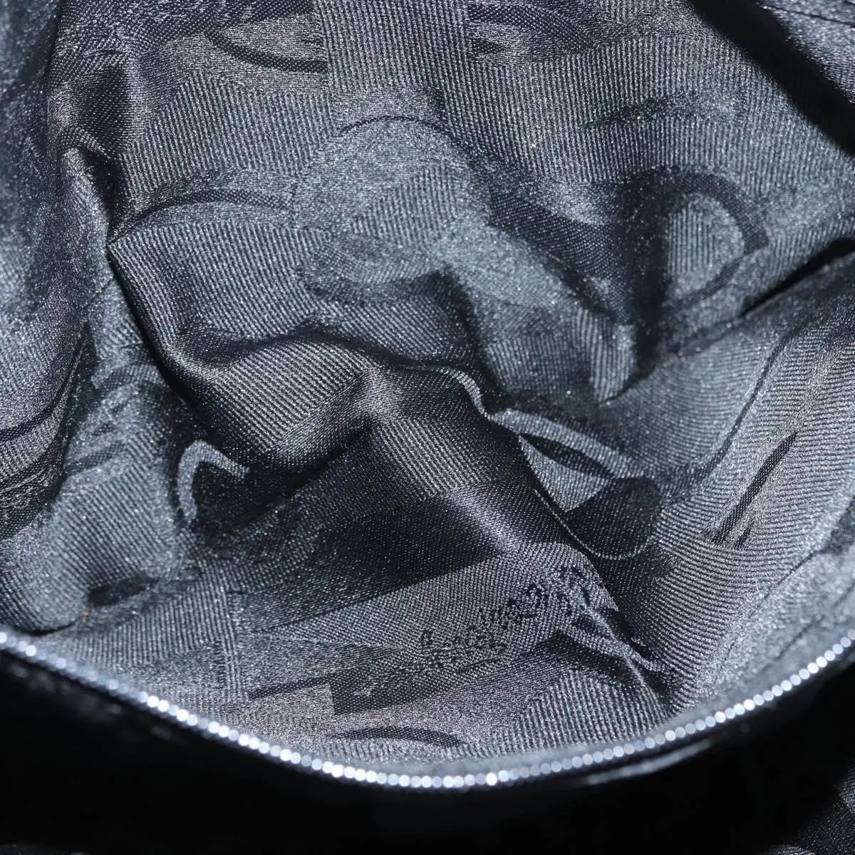 Salvatore Ferragamo Vala Nylon Black Nylon Shoulder Bag Bag (Pre-Owned)