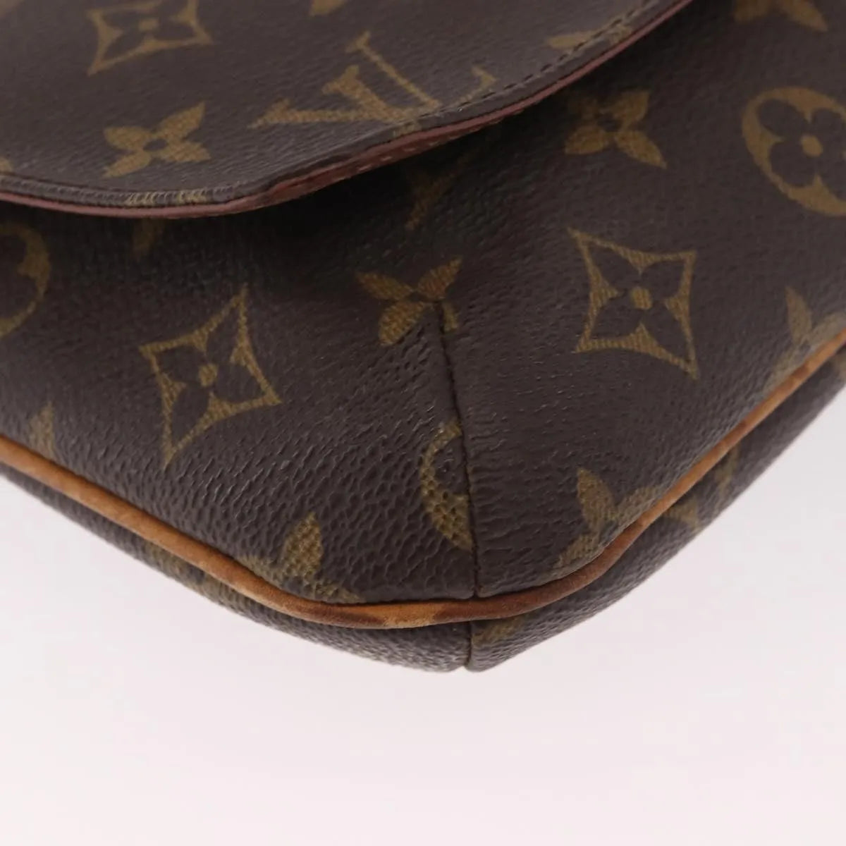 Louis Vuitton Musette Tango Monogram Canvas Brown Canvas Shoulder Bag Bag (Pre-Owned)