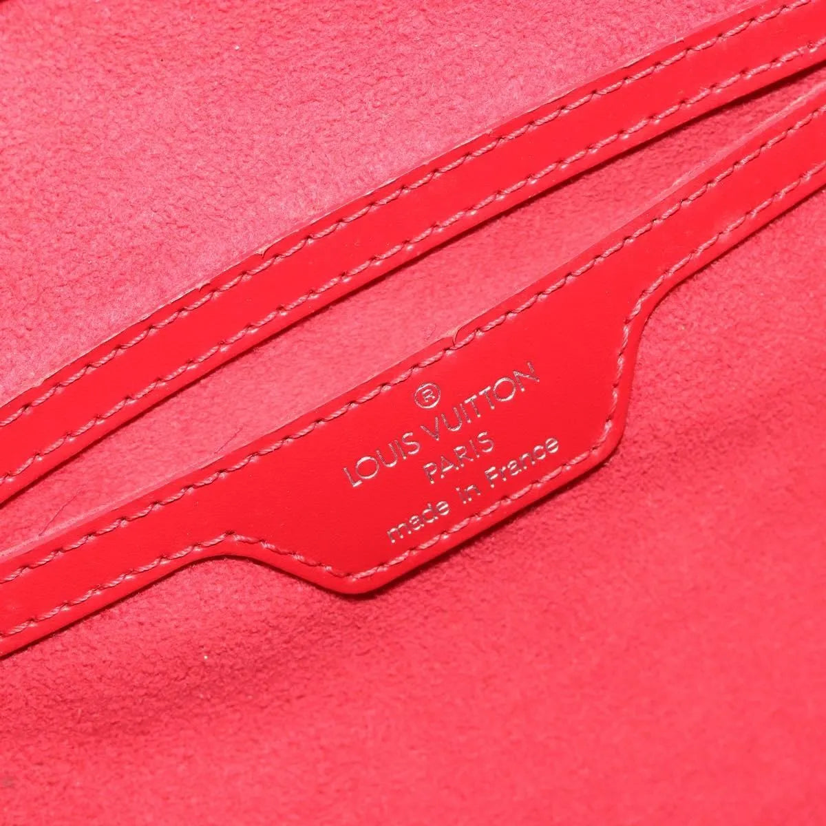Louis Vuitton Soufflot Epi Leather Red Leather Handbag (Pre-Owned)