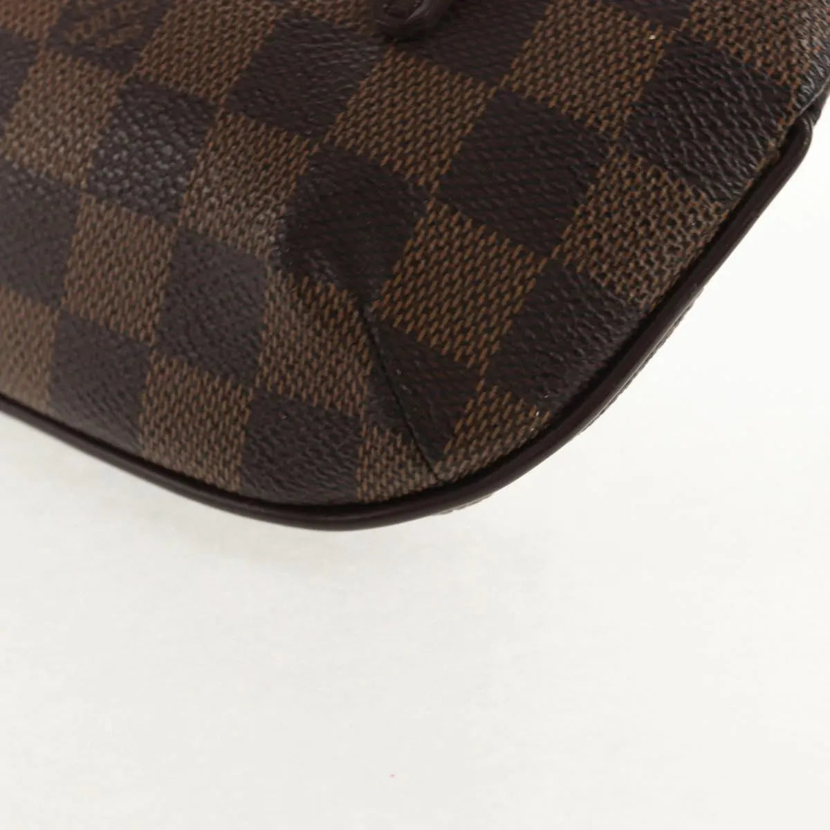 Louis Vuitton Manosque Pochette Damier Brown Canvas Clutche & Pouche Bag (Pre-Owned)