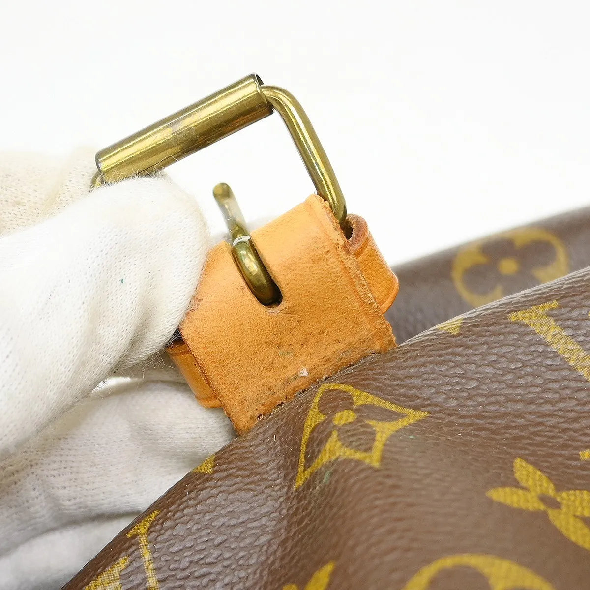 Louis Vuitton Saumur Monogram Canvas Brown Canvas Shoulder Bag Bag (Pre-Owned)