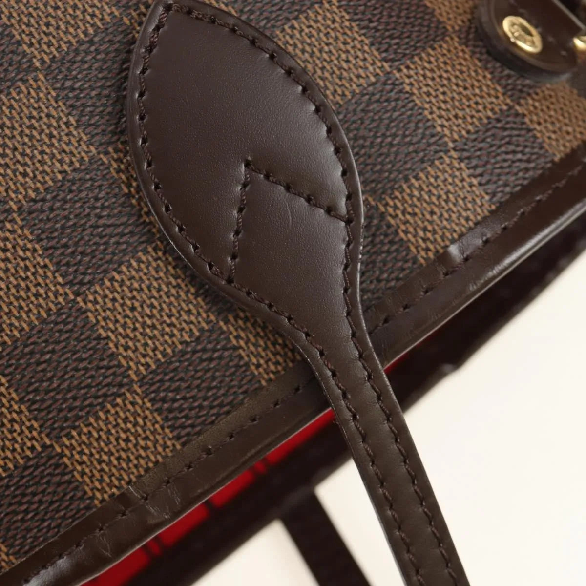 Louis Vuitton Neverfull Tote Damier Brown Canvas Tote Bag Bag (Pre-Owned)