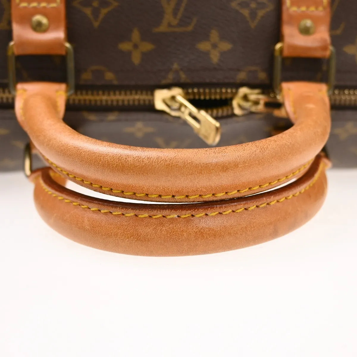 Louis Vuitton Keepall Canvas Brown Canvas Travel Bag Bag (Pre-Owned)