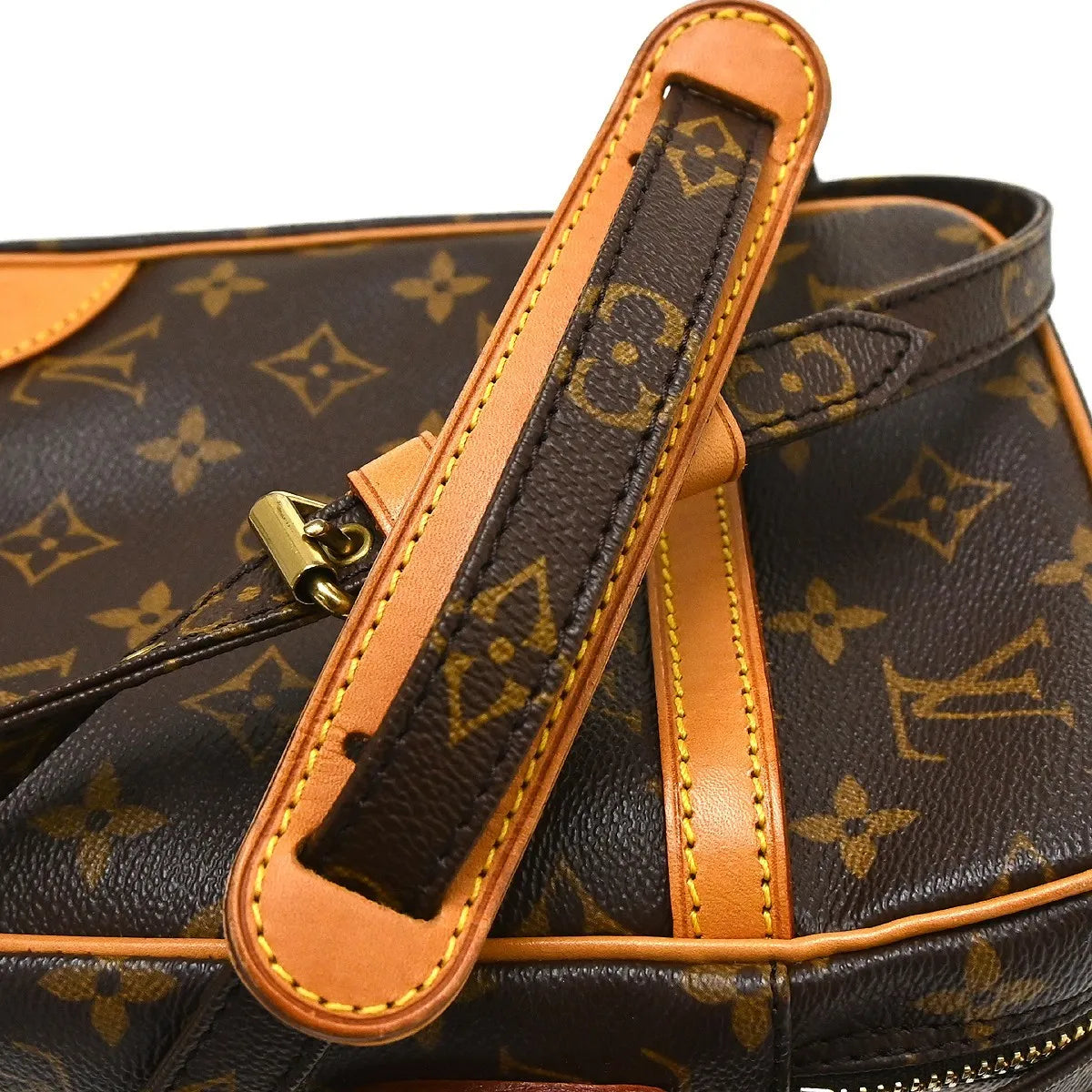 Louis Vuitton Danube Monogram Brown Canvas Shoulder Bag Bag (Pre-Owned)