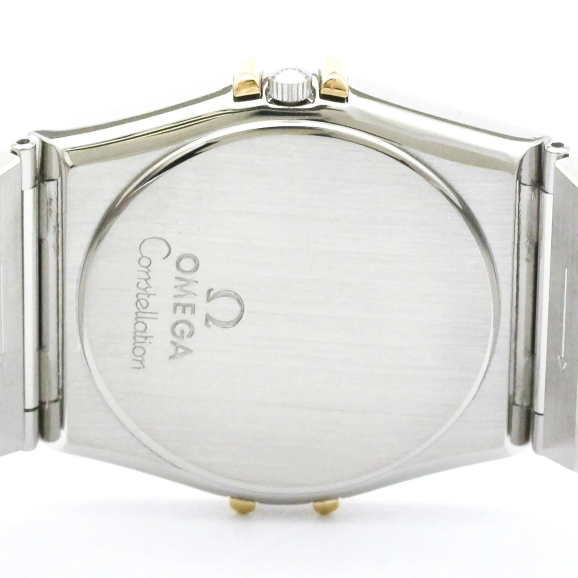 Omega Constellation Manhattan Quartz Stainless Steel And Yellow Gold (18K) Watch (Pre-Owned)