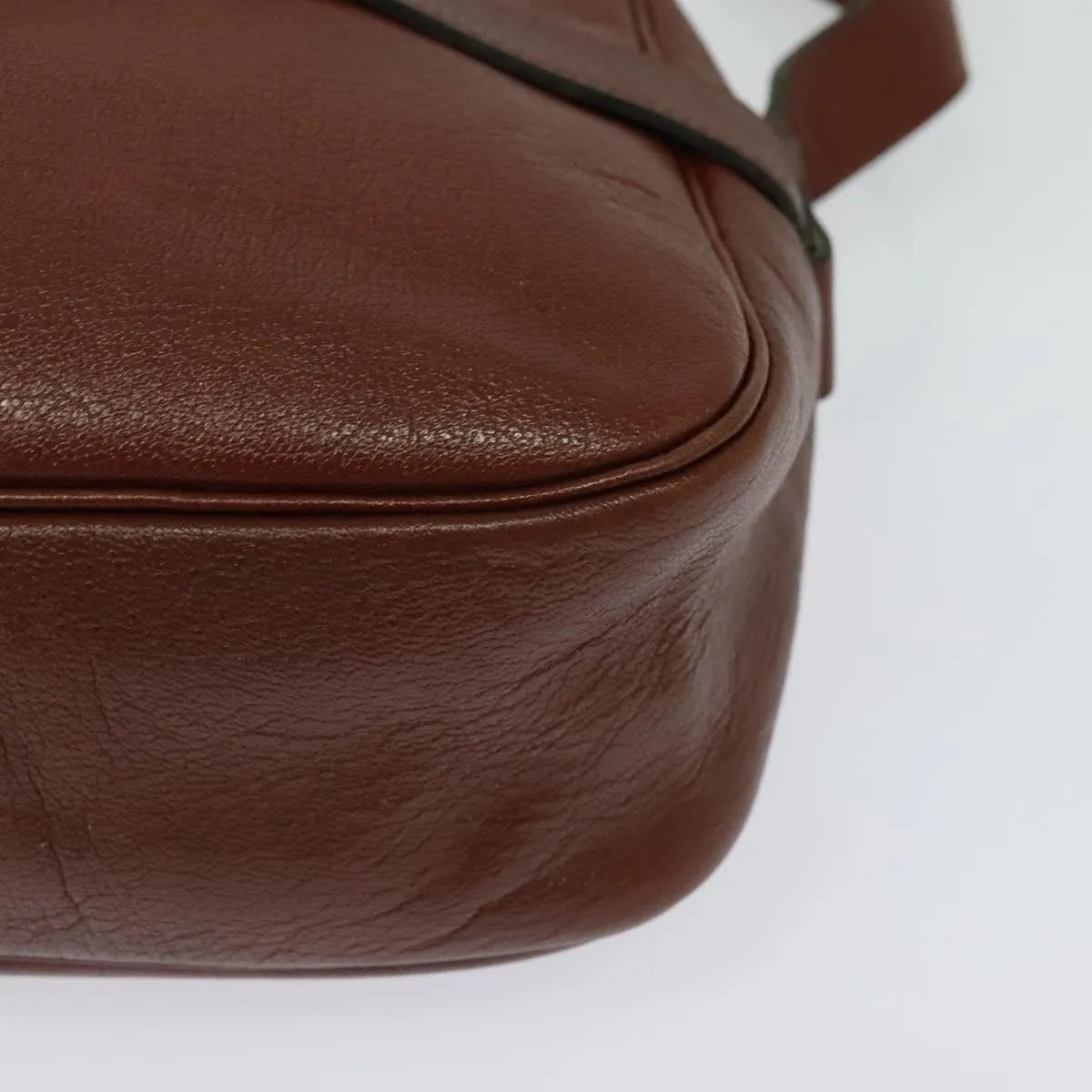 Christian Dior Vintage Leather Brown Leather Shoulder Bag Bag (Pre-Owned)