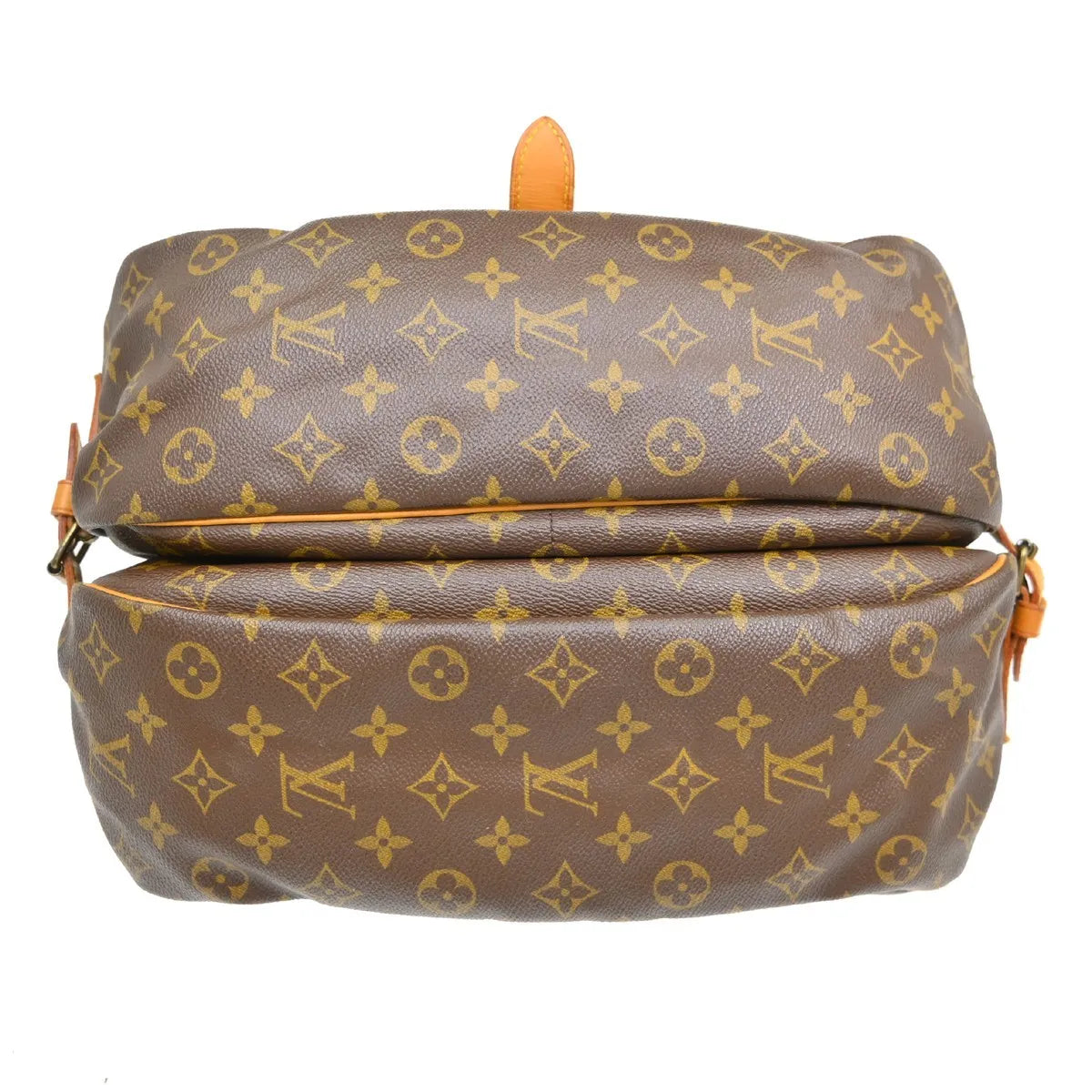 Louis Vuitton Saumur Monogram Canvas Brown Canvas Shoulder Bag Bag (Pre-Owned)