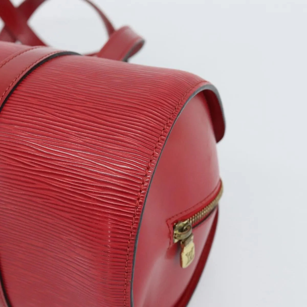 Louis Vuitton Soufflot Epi Leather Red Leather Handbag (Pre-Owned)