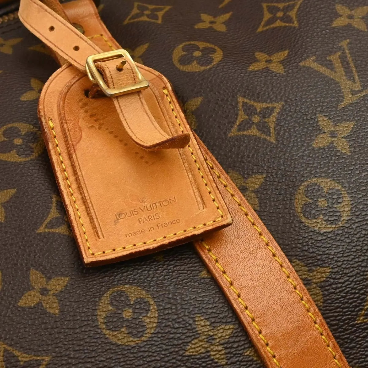 Louis Vuitton Keepall Monogram Canvas Brown Canvas Travel Bag Bag (Pre-Owned)