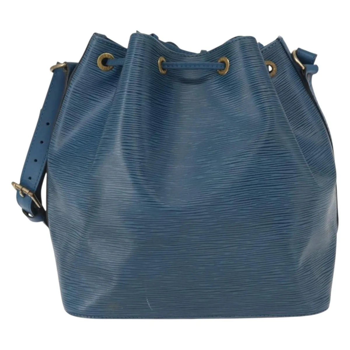 Louis Vuitton Petit Noe Epi Leather Blue Leather Shoulder Bag Bag (Pre-Owned)