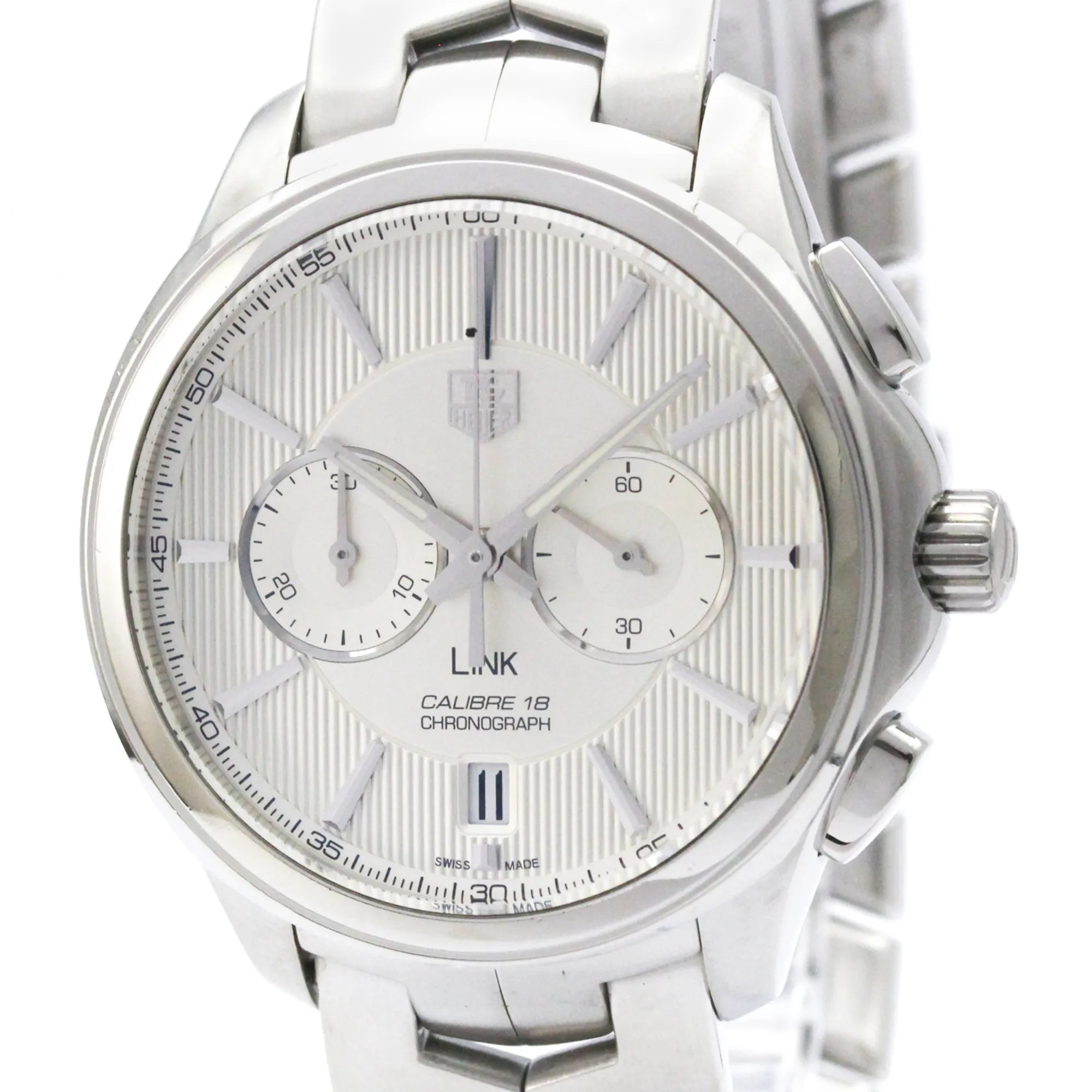 Tag Heuer Link Calibre 18 Automatic Stainless Steel Watch (Pre-Owned)