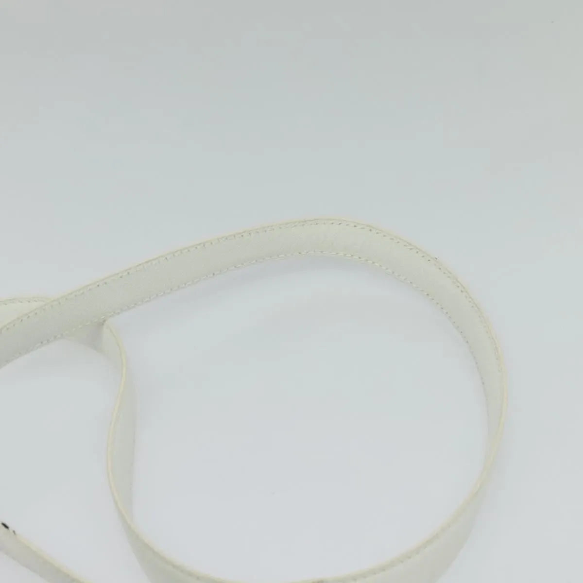 Bvlgari Vintage Leather White Leather Shoulder Bag Bag (Pre-Owned)