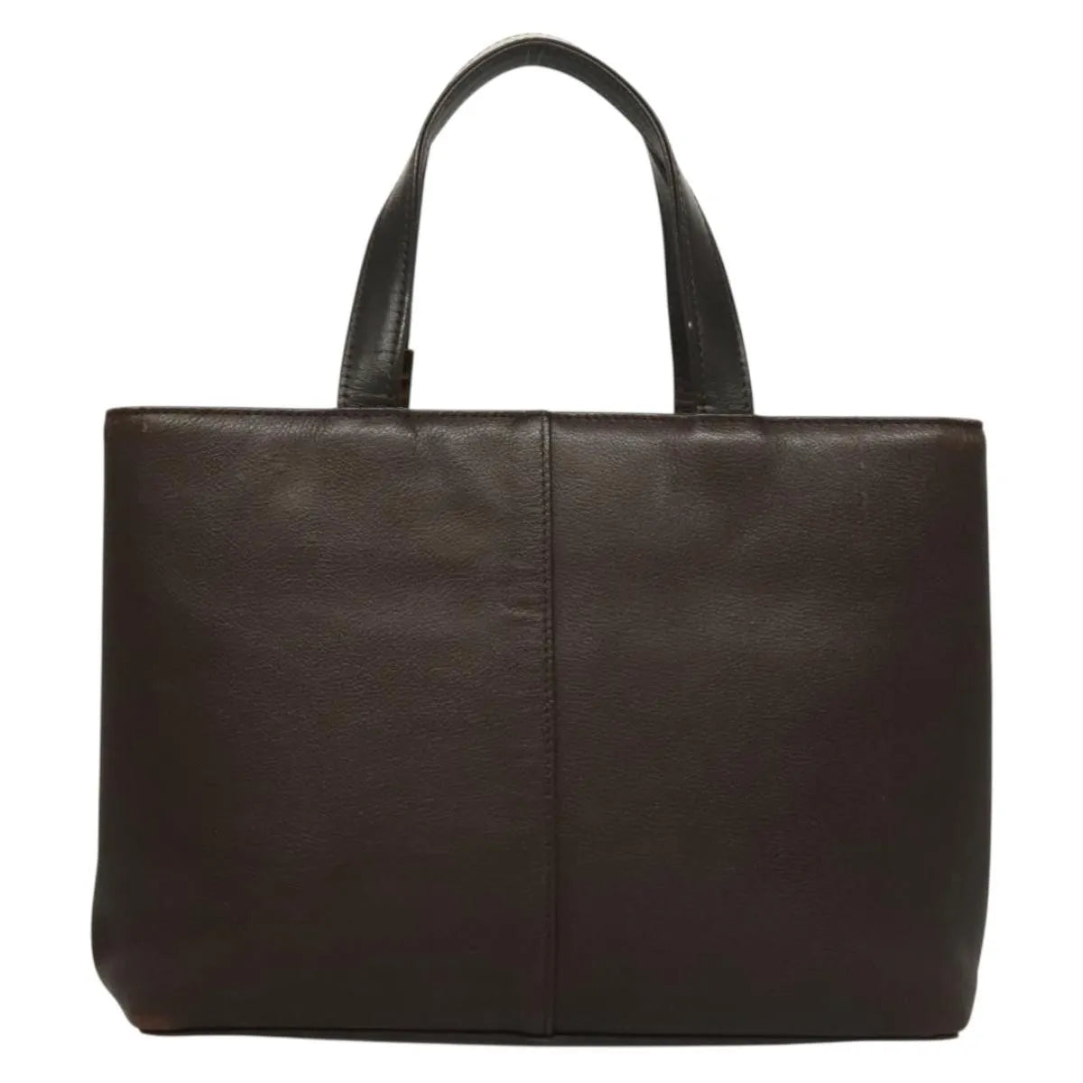 Burberry Vintage Leather Brown Leather Handbag (Pre-Owned)