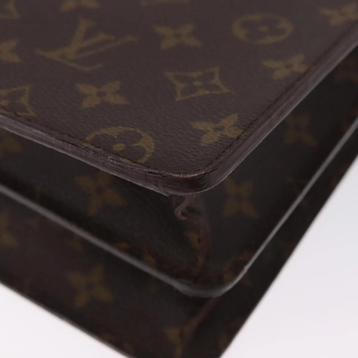 Louis Vuitton Serviette Conseiller Monogram Canvas Brown Canvas Briefcase Bag (Pre-Owned)