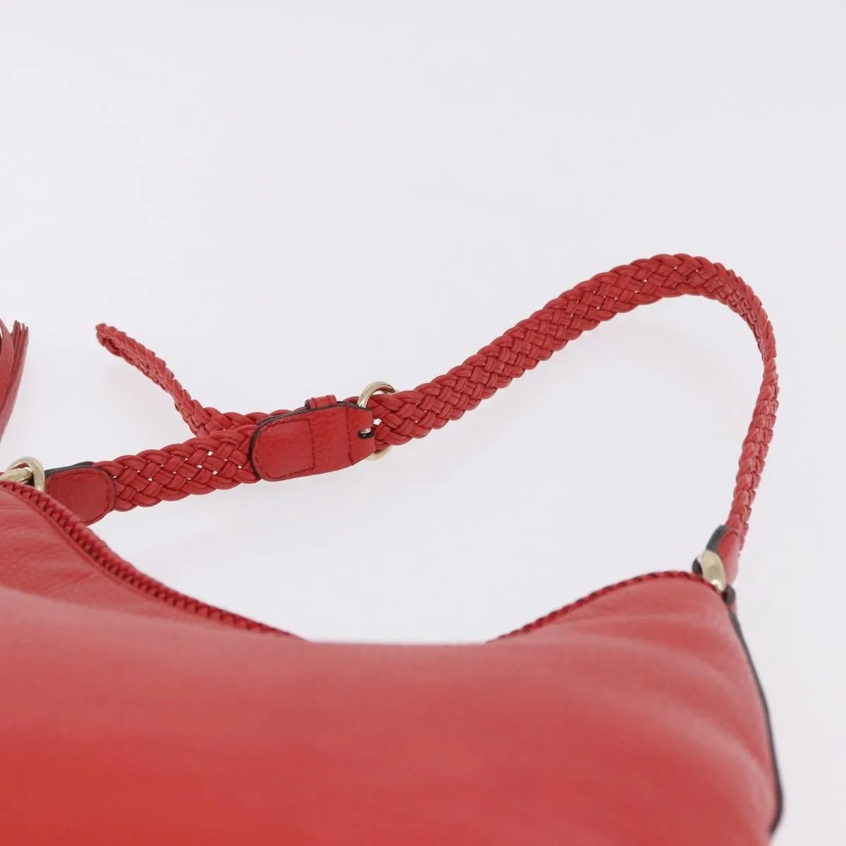 Gucci Marrakech Hobo Leather Orange Leather Shoulder Bag Bag (Pre-Owned)