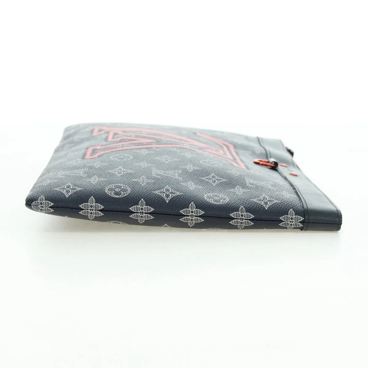 Louis Vuitton Pochette Apollo Limited Edition Upside Down Monogram Ink Navy Canvas Clutche & Pouche Bag (Pre-Owned)