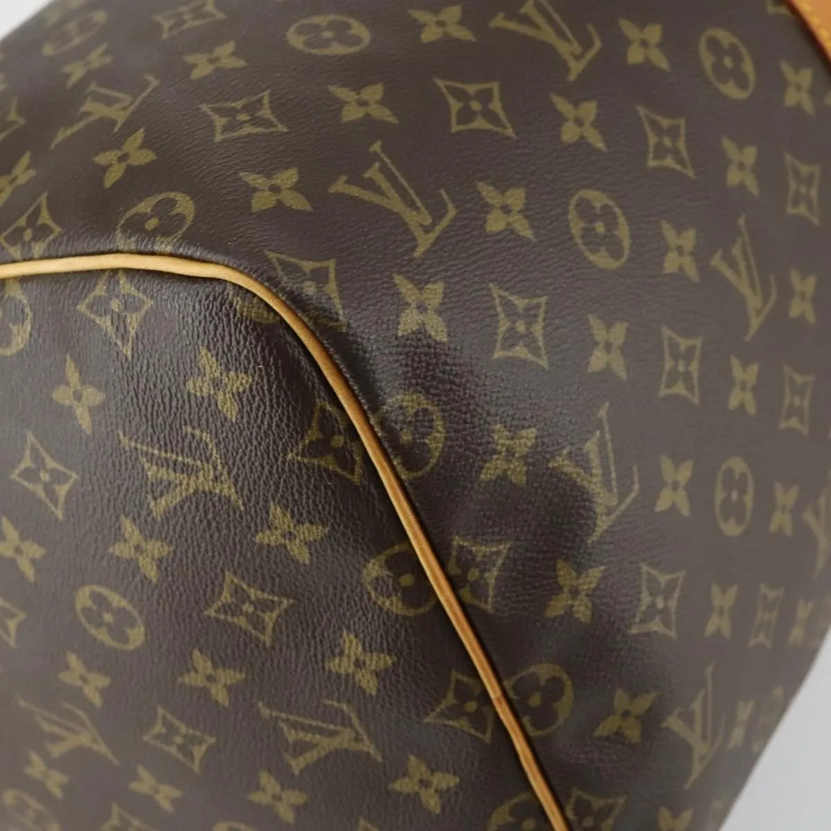 Louis Vuitton Keepall Bag Monogram Canvas Brown Canvas Travel Bag Bag (Pre-Owned)