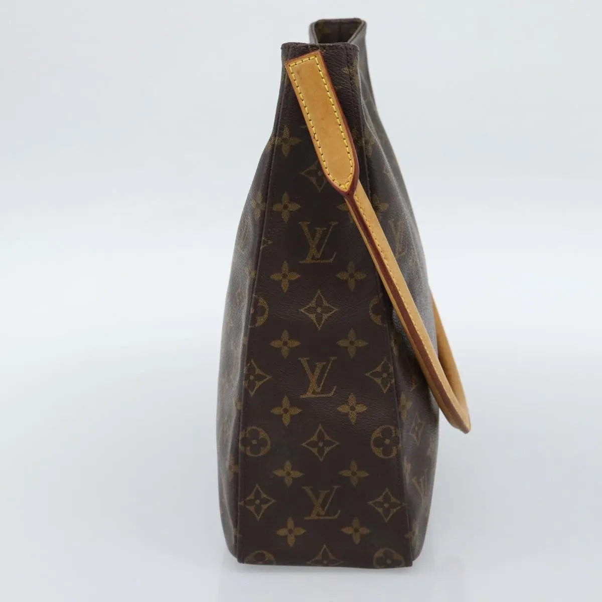 Louis Vuitton Looping Monogram Canvas Brown Canvas Handbag (Pre-Owned)