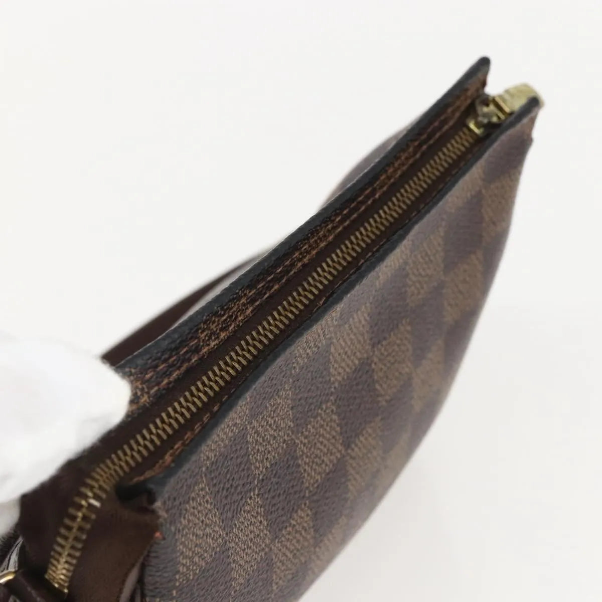 Louis Vuitton Trousse Make Up Damier Canvas Brown Canvas Clutche & Pouche Bag (Pre-Owned)