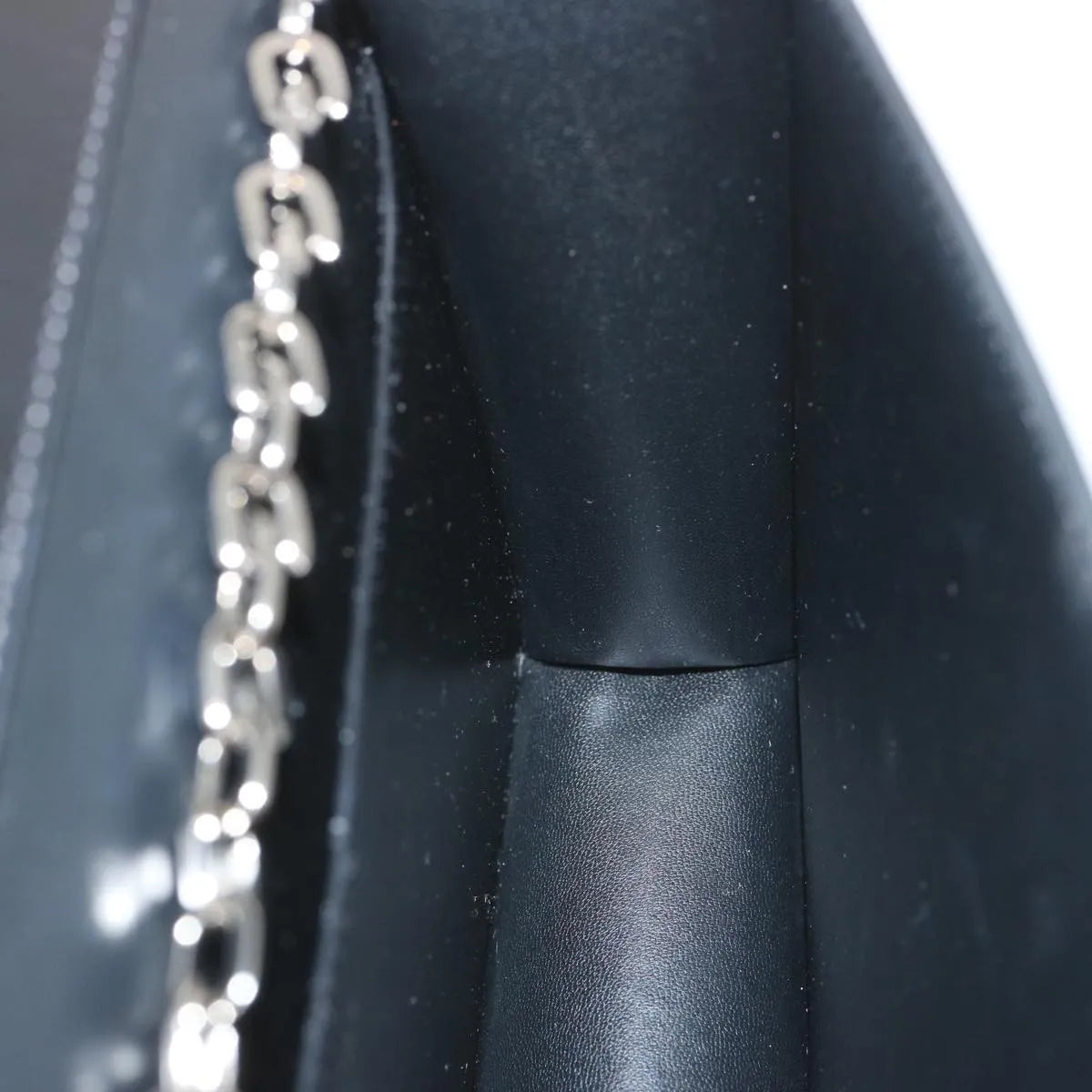 Givenchy 4G Shoulder Bag Leather Black Leather Shoulder Bag Bag (Pre-Owned)