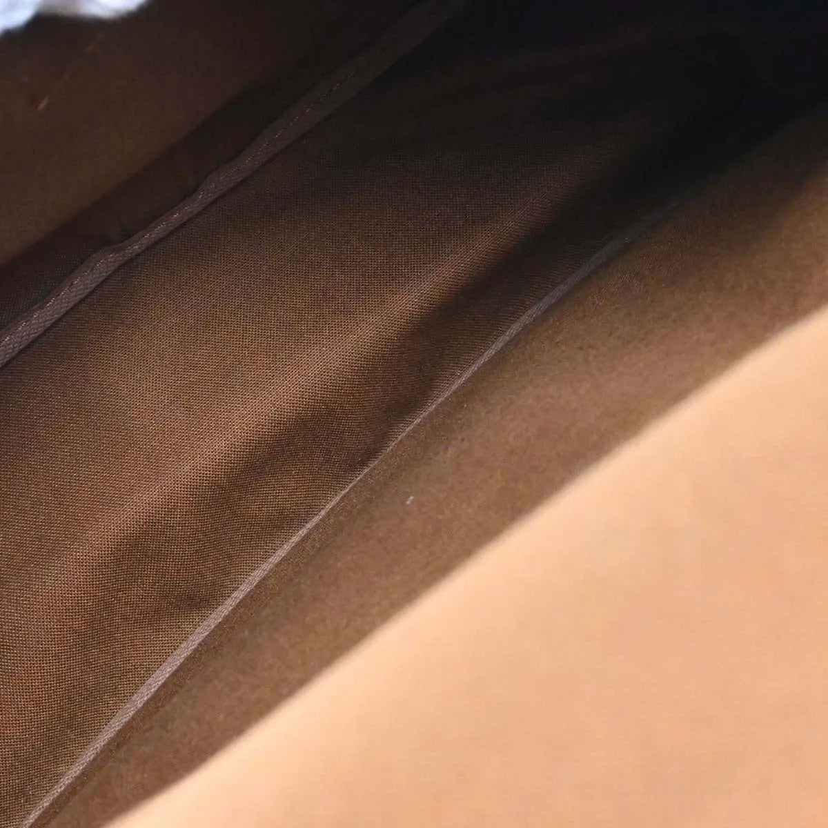 Louis Vuitton Saumur Monogram Canvas Brown Canvas Shoulder Bag Bag (Pre-Owned)