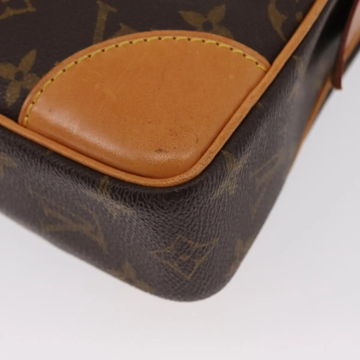 Louis Vuitton Porte Documents Voyage Monogram Canvas Brown Canvas Briefcase Bag (Pre-Owned)