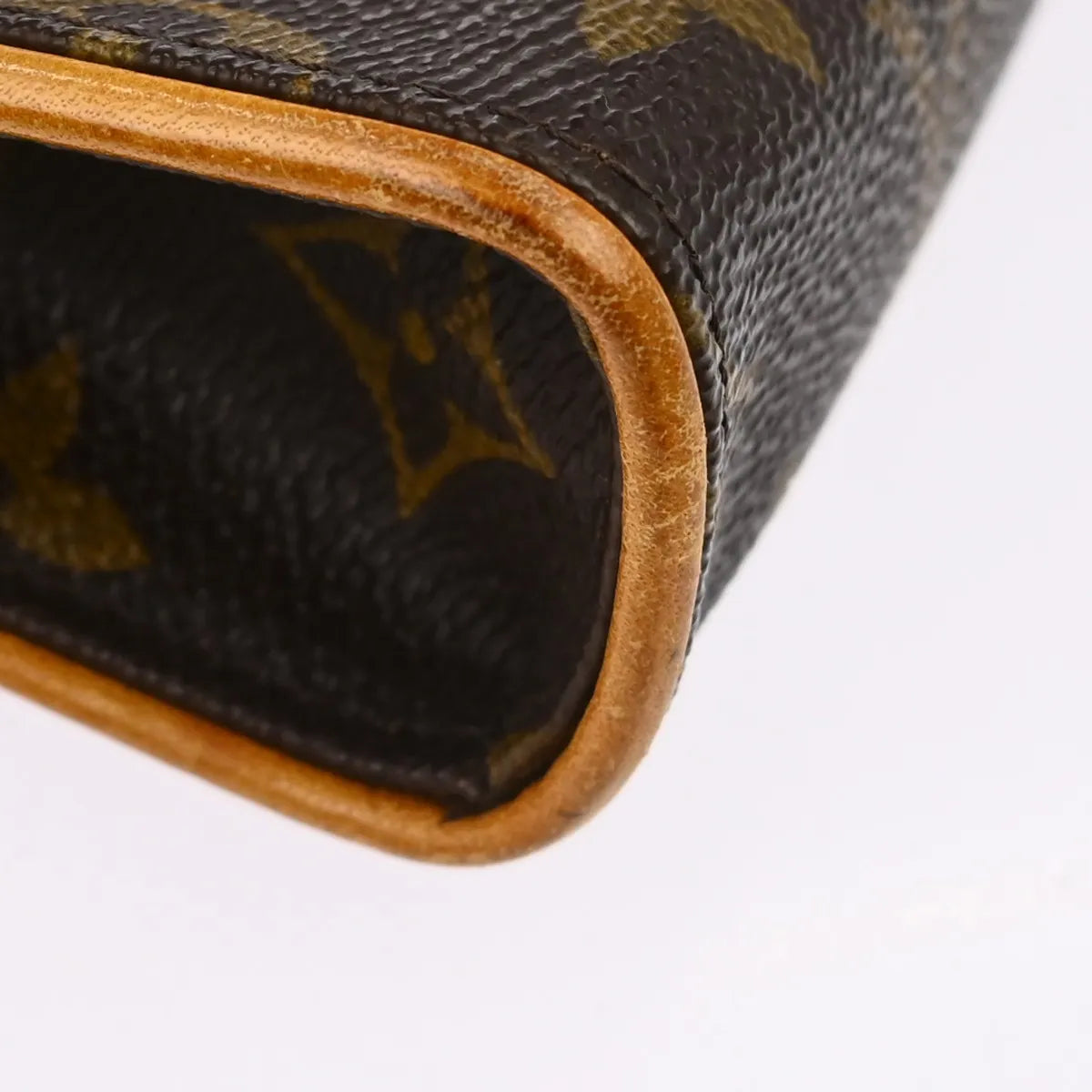 Louis Vuitton Florentine Waist Monogram Canvas Brown Canvas Clutche & Pouche Bag (Pre-Owned)