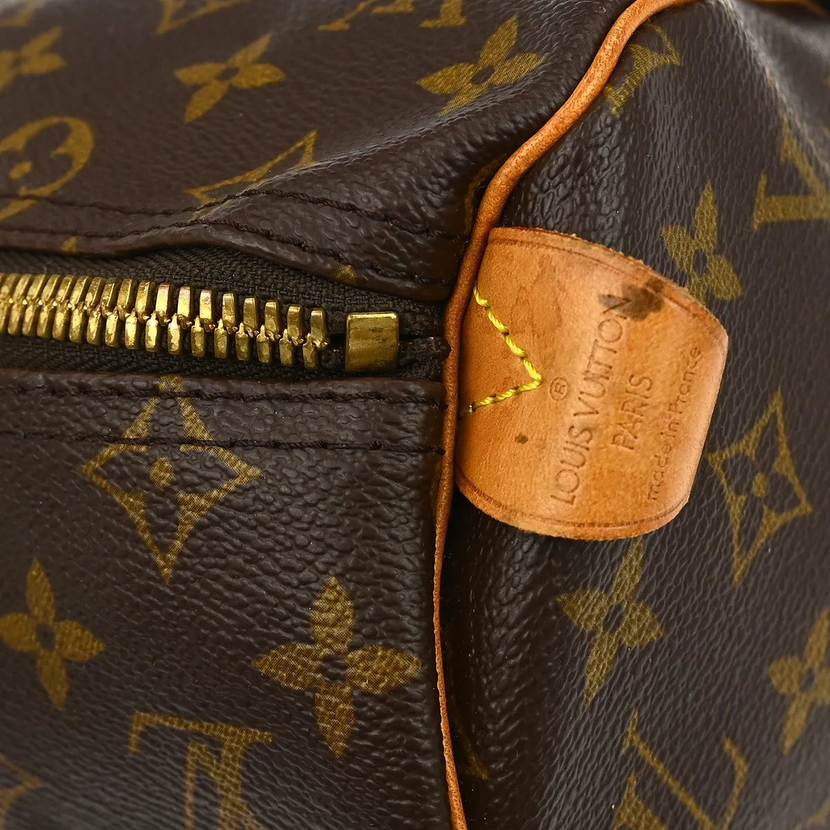 Louis Vuitton Keepall Bag Monogram Canvas Brown Canvas Travel Bag Bag (Pre-Owned)