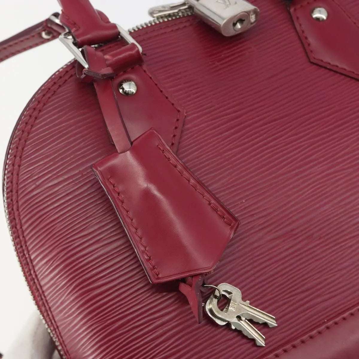 Louis Vuitton Alma Epi Pink Leather Handbag (Pre-Owned)
