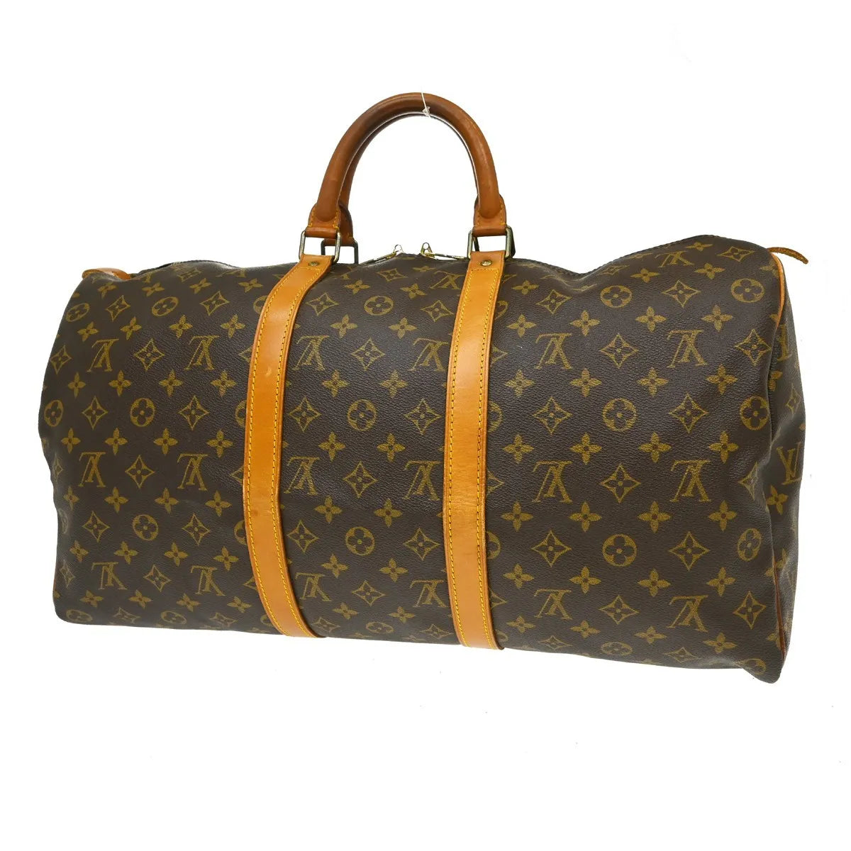 Louis Vuitton Keepall Monogram Canvas Brown Canvas Travel Bag Bag (Pre-Owned)