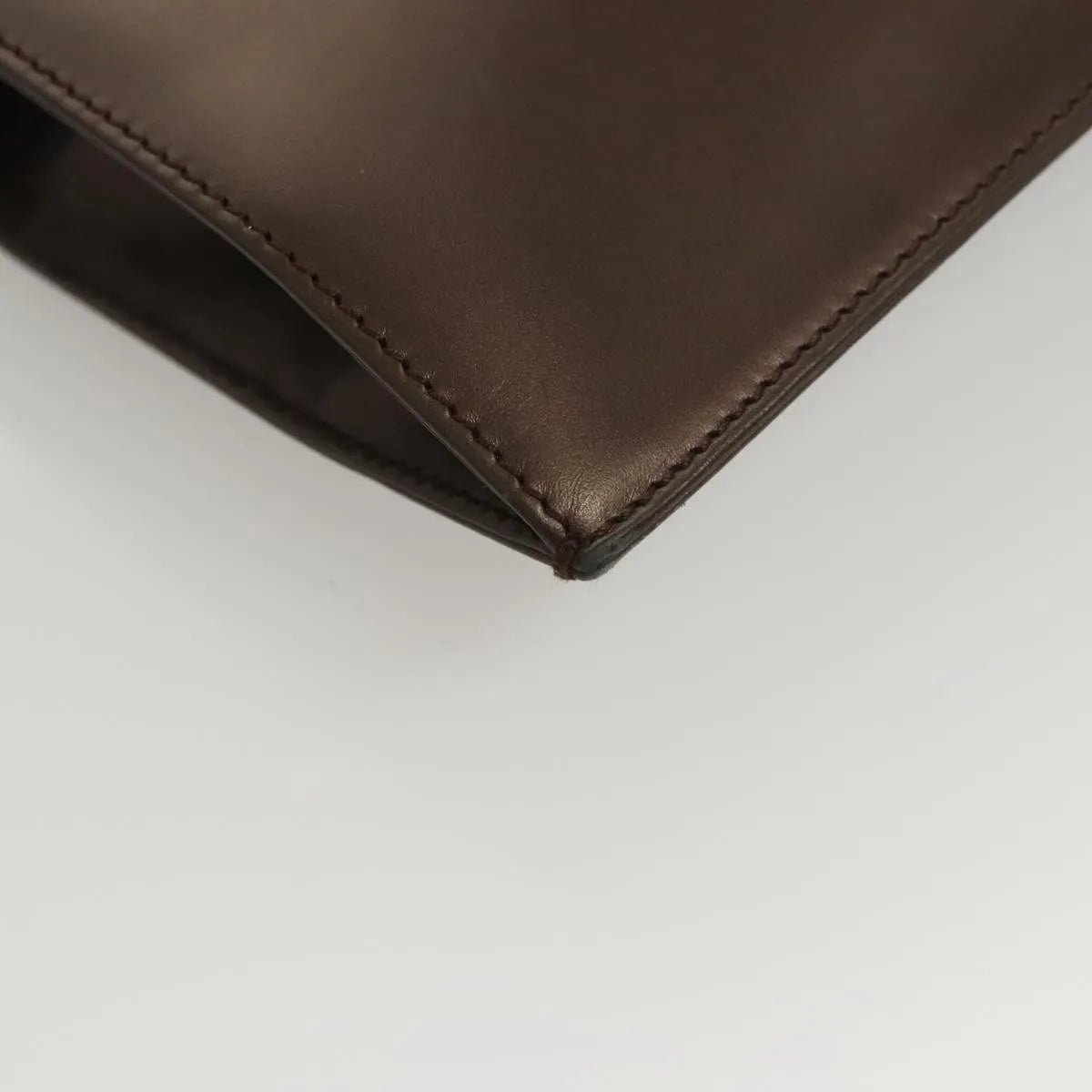 Gucci Vintage Leather Brown Leather Shoulder Bag Bag (Pre-Owned)